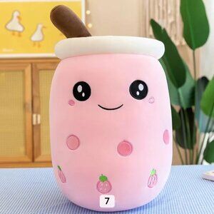 Milk shake boba Plushy 14 Inches